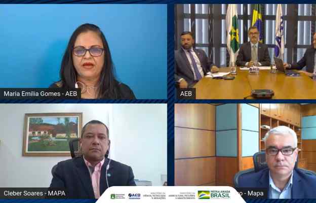 AEB e Ministério da Agricultura planejam polos espaciais no campo